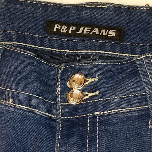 P&P JEANS Women Blue Jean Size: 15/16 NWOT - Picture 3 of 15